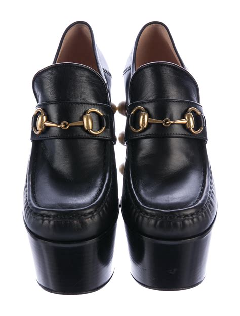 gucci playform loafers